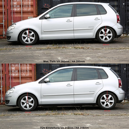 TA-Technix Deep Gevindundervogn Skoda Fabia III 5J