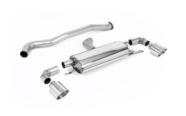 Milltek cat-back udstødning til Toyota Yaris GR & GR Circuit Pack 1.6T, ikke-resoneret, polerede tips