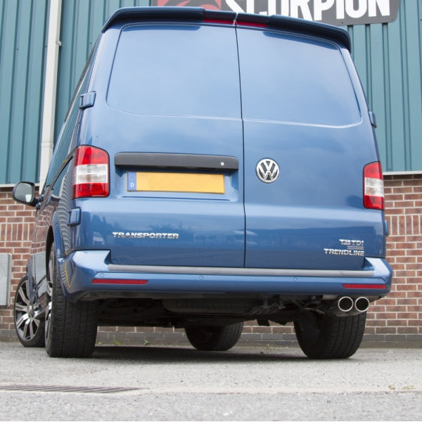 Scorpion Resonated Cat/DPF-back System - VW T5 Transporter - Monaco (Twin)