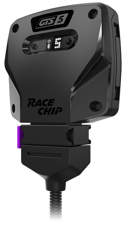 Frilagt RaceChip GTS 5 tuningmodul med display og Bluetooth