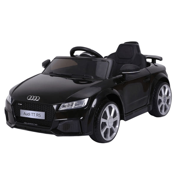Audi TT RS 12V Elbil til børn - Sort - 3 års garanti