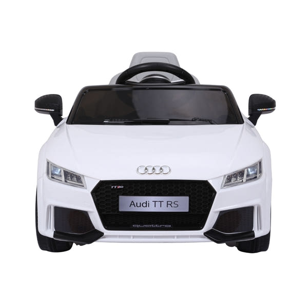 Audi TT RS 12V Elbil til børn - Hvid - 3 års garanti