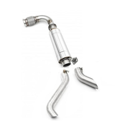 RM Motors Can Am Maverick X3 downpipe with silencer and tips