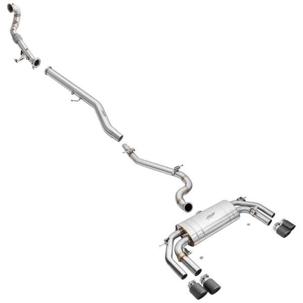 RM Motors Complete Exhaust System Audi S3 8Y 2.0 TFSI Sedan Downpipe + Straight Pipe Tip - 3