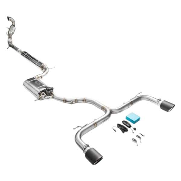 RM Motors Complete Exhaust System For Seat Leon Cupra 3 Hatchback With Sport Catalyst, Euro 3, 200 cpsi, 89 mm, Tip - 8