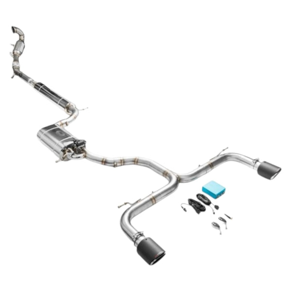 RM Motors Complete Exhaust System For Seat Leon Cupra 3 Hatchback With Sport Catalyst, Euro 4, 100 cpsi, 101 mm, Tip - 7