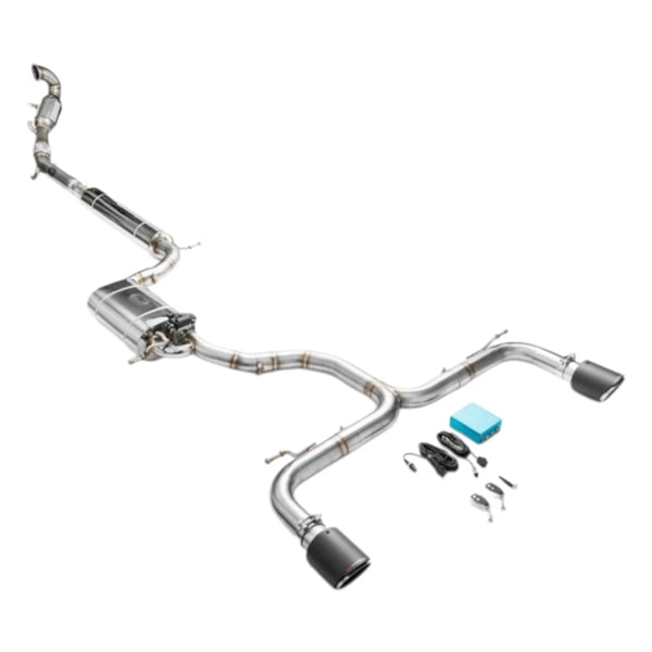 RM Motors Complete Exhaust System For Seat Leon Cupra 3 Hatchback With Sport Catalyst, Euro 4, 200 cpsi, 101 mm, Tip - 5