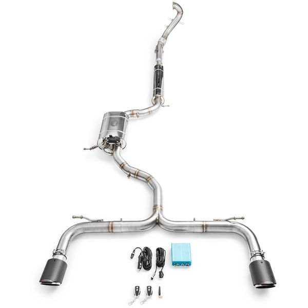 RM Motors Complete Exhaust System For Seat Leon Cupra 3 (Hatchback) Tip Diameter 101 mm & Exhaust Tip - 3