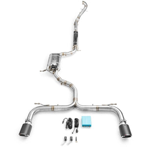 RM Motors Complete Exhaust System For Seat Leon Cupra 3 (Hatchback) Tip Diameter 89 mm & Exhaust Tip - 1