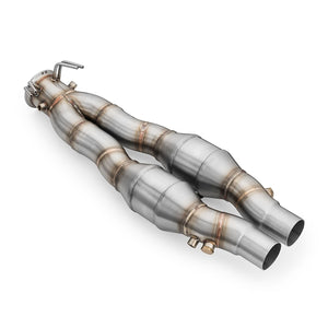 RM Motors Downpipe AUDI RS3 8Y 2.5 TFSI med varmeskjold og lyddæmper – produktbillede 7