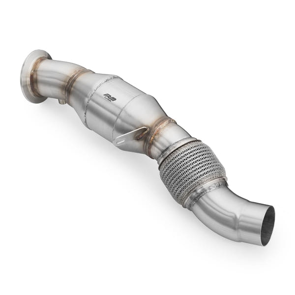 RM Motors Downpipe BMW E60, E61 535d M57N2 Med Katalysator Emissionsstandard - Euro 3, Kapacitet - 200 cpsi
