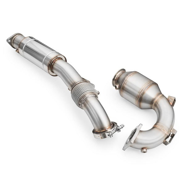 RM Motors Downpipe Hyundai i20N katalysator - MS med lyddæmper