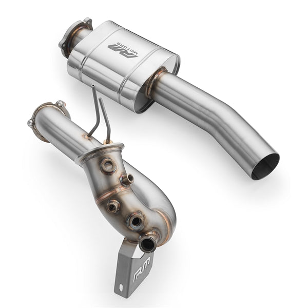 RM Motors Downpipe Sæt Audi A4 S4 / Avant Quattro / Avant 3.0 TDI, Uden Katalysator, Med Lyddæmper, Uden Sæt Lyddæmper Og Uden Varmeskjold
