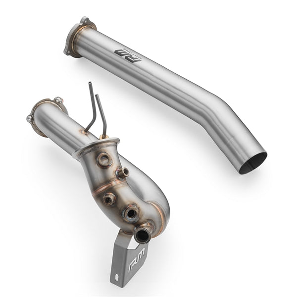 RM Motors Downpipe Sæt Audi A4 S4 / Avant Quattro / Avant 3.0 TDI, Uden Katalysator, Uden Lyddæmper, Uden Sæt Lyddæmper Og Uden Varmeskjold