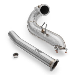 RM Motors Downpipe Sæt Audi A4 S4 / Avant Quattro / Avant 3.0 TDI, Uden Katalysator, Uden Lyddæmper, Uden Sæt Lyddæmper Og Varmeskjold