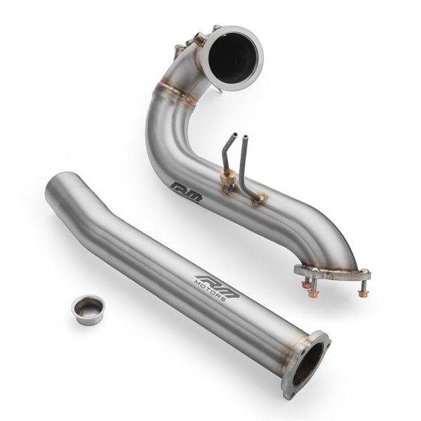 RM Motors Downpipe Sæt Audi A5 S5 / Cabriolet / Sportback / Coupe 3.0 TDI, Uden Katalysator, Uden Lyddæmper, Uden Sæt Lyddæmper Og Uden Varmeskjold