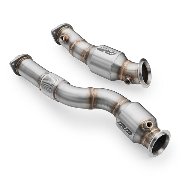 RM Motors Downpipe Med Katalysator BMW M3 Competition (G80, G81) S58B, M4 (G82 / G83) 3.0 S58, Katalysator - Euro 6 Uden Varmeskjold