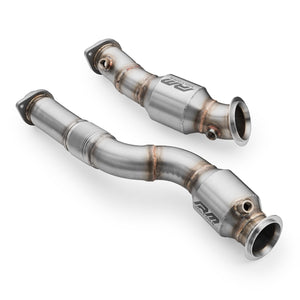 RM Motors Downpipe Med Katalysator BMW M3 Competition (G80, G81) S58B, M4 (G82 / G83) 3.0 S58, Katalysator - MS Uden Varmeskjold