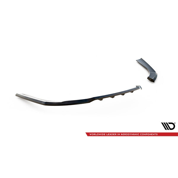 Maxton Central Rear Splitter (With Vertical Bars) Kia Optima MK3