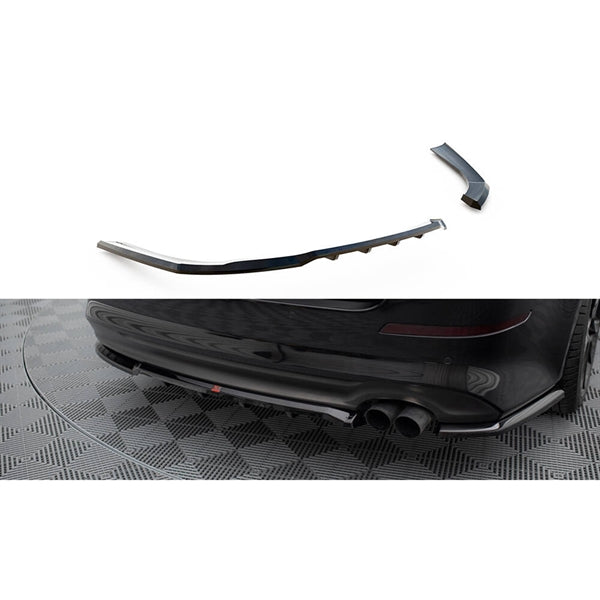 Maxton Central Rear Splitter (With Vertical Bars) Kia Optima MK3
