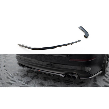 Maxton Central Rear Splitter (With Vertical Bars) Kia Optima MK3