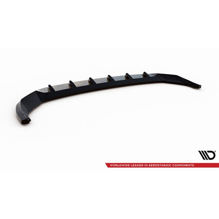 Maxton Front Splitter V.2 AUDI SQ5 / Q5 S-LINE SUV / Sportback MK2 Facelift - Gloss Black