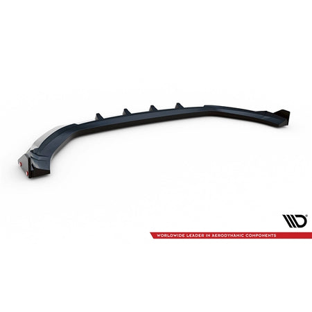 Maxton Front Splitter V.2 + Flaps Hyundai Kona N Mk1 - Gloss Black
