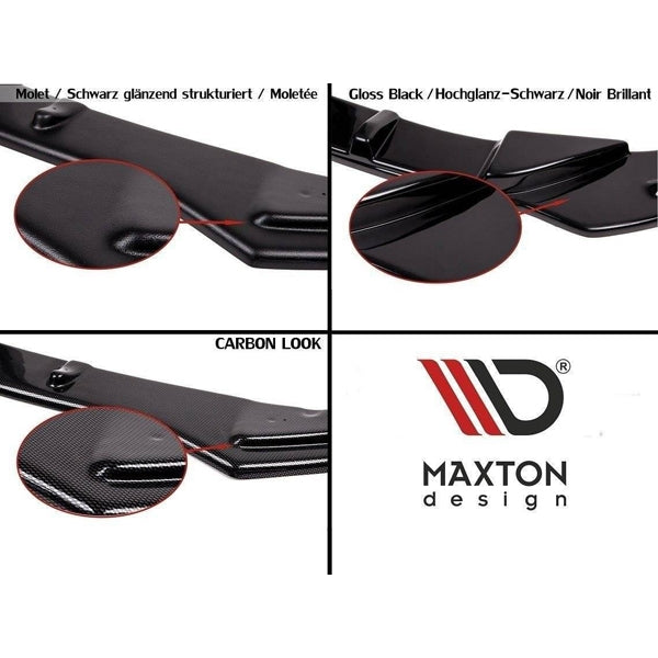 Maxton Rear Valance Tesla Model S Facelift - Gloss Black