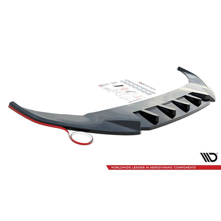 Maxton Rear Side Splitters V.1 Hyundai Kona Mk1 - Gloss Black
