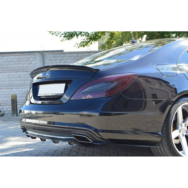 Maxton Spoiler Cap Mercedes Cls C218 Amg Line - Gloss Black