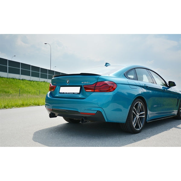 Maxton Spoiler Extension BMW 4 F36 Gran Coupé - Gloss Black