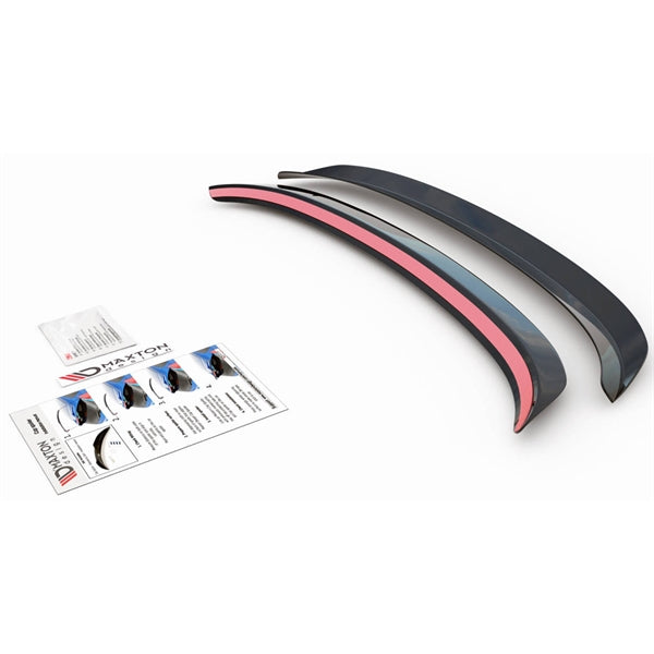 Maxton Spoiler Extension Fiat 500 Abarth Mk1 Facelift - Gloss Black