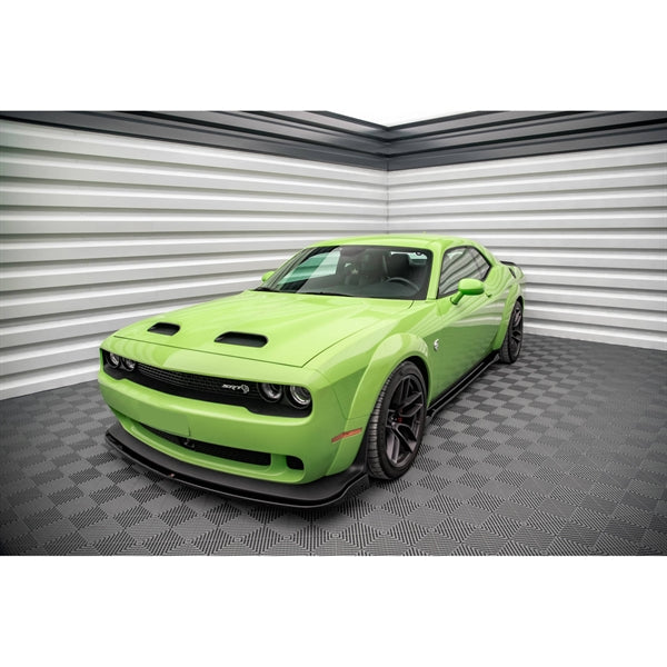 Maxton Side Skirts Diffusers Dodge Challenger Srt Demon Mk3 - Gloss Black