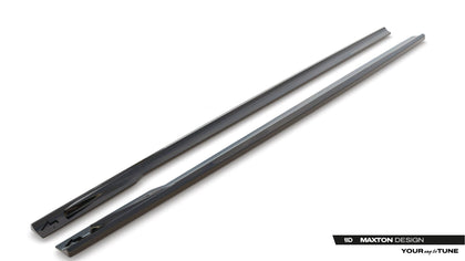 Maxton Side Skirts Diffusers V.1 BMW 4 Gran Coupe M-Pack G26 - Gloss Black