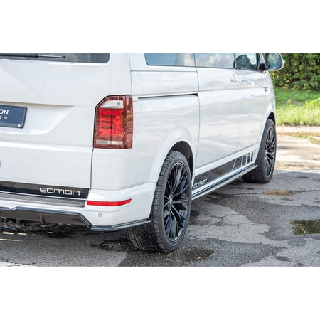 Maxton Side Skirts Diffusers Volkswagen T6 - Gloss Black