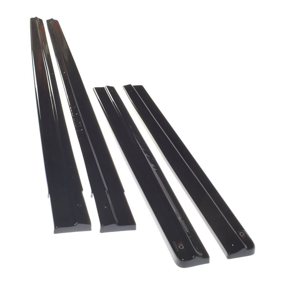 Maxton Side Skirts Diffusers Volkswagen T6 - Gloss Black
