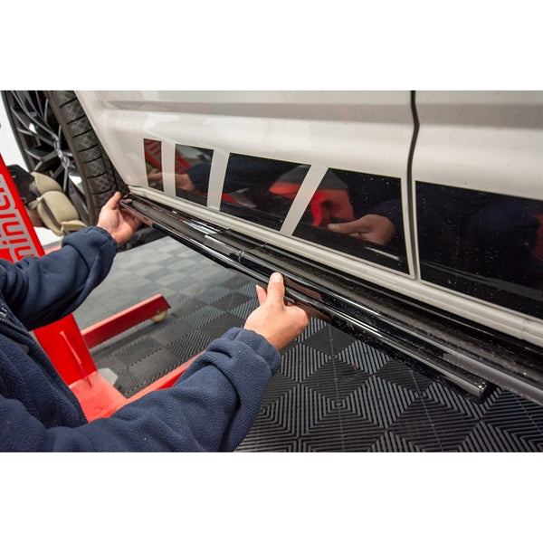 Maxton Side Skirts Diffusers Volkswagen T6 - Gloss Black