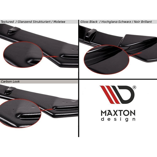 Maxton Side Skirts Diffusers Volkswagen T6 - Gloss Black