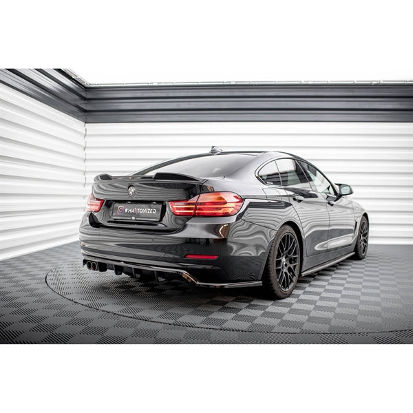Maxton Spoiler Cap 3D BMW 4 Gran Coupe Standard / M-Pack F36 - Gloss Black