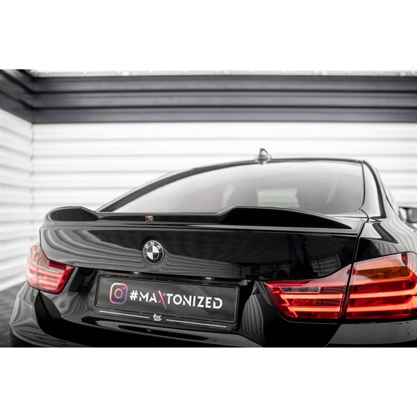 Maxton Spoiler Cap 3D BMW 4 Gran Coupe Standard / M-Pack F36 - Gloss Black