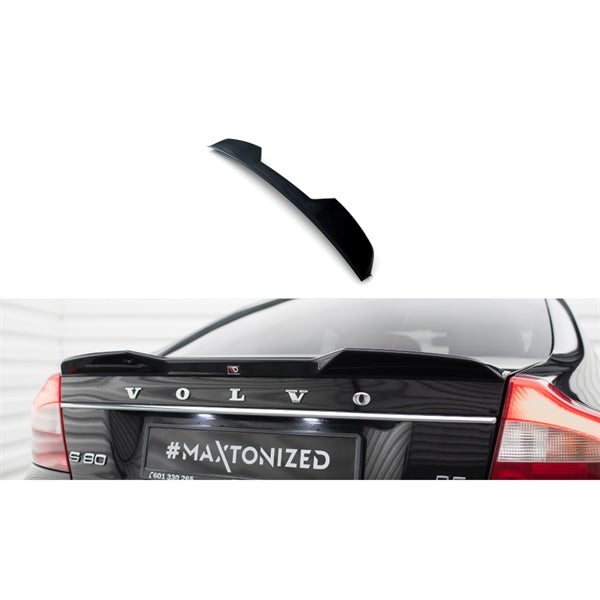 Maxton Spoiler Cap 3d Volvo S80 Mk2 - Gloss Black