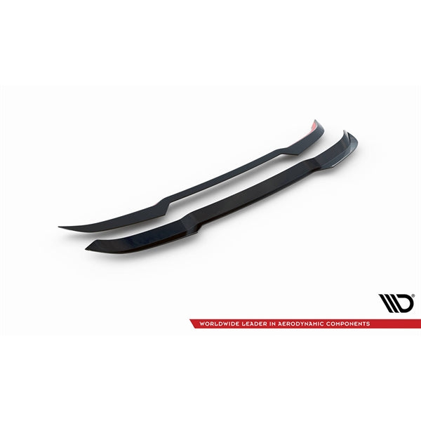 Maxton Spoiler Cap Audi Q5 S-LINE SUV MK2 Facelift - Gloss Black
