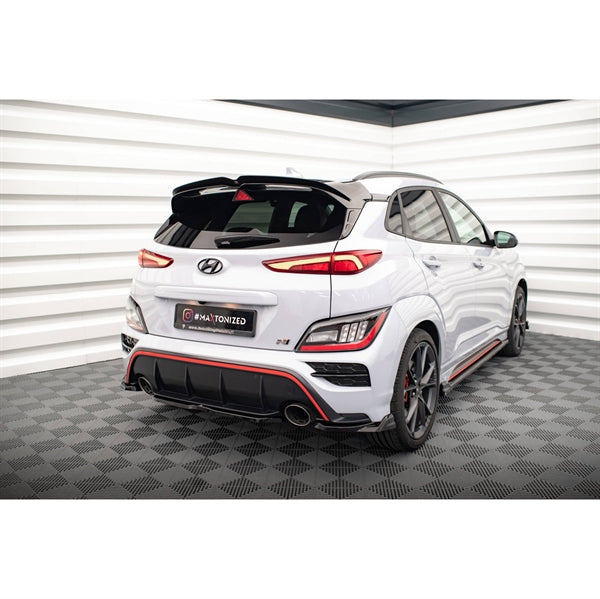 Maxton Spoiler Cap Hyundai Kona N Mk1 - Gloss Black