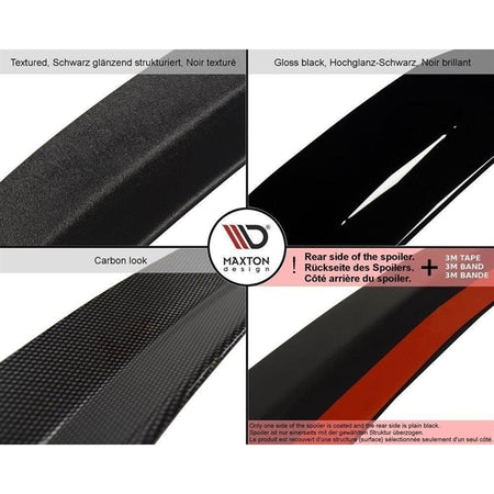 Maxton Spoiler Cap Mercedes-Benz A W176 - Gloss Black