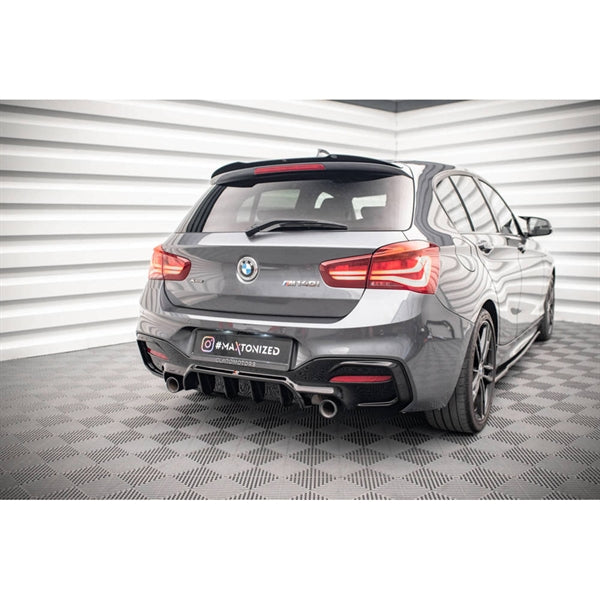 Maxton Rear Valance BMW 1 F20/ F21 Facelift M-Power - Gloss Black