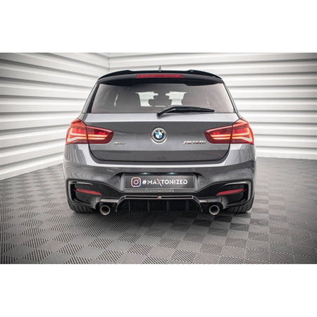 Maxton Rear Valance BMW 1 F20/ F21 Facelift M-Power - Gloss Black