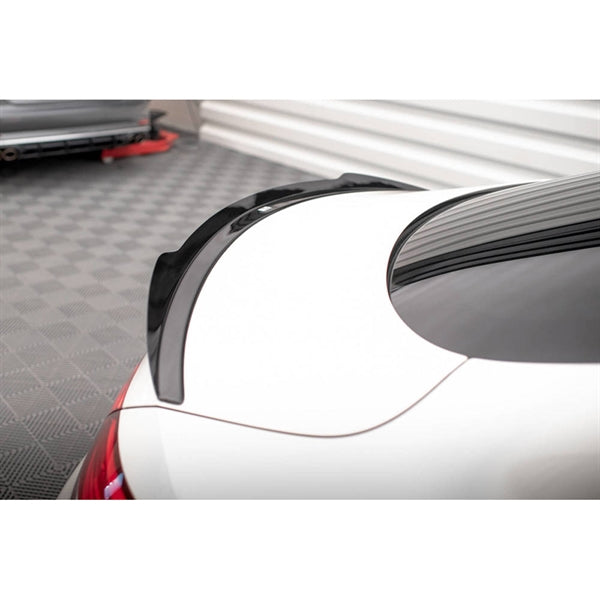 Maxton Spoiler Extension Mercedes- Benz C-Class W205 Coupe Amg-Line - Gloss Black