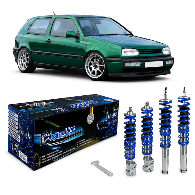JOM Blueline Gevindundervogn VW Golf 3 / Vento – billede 1