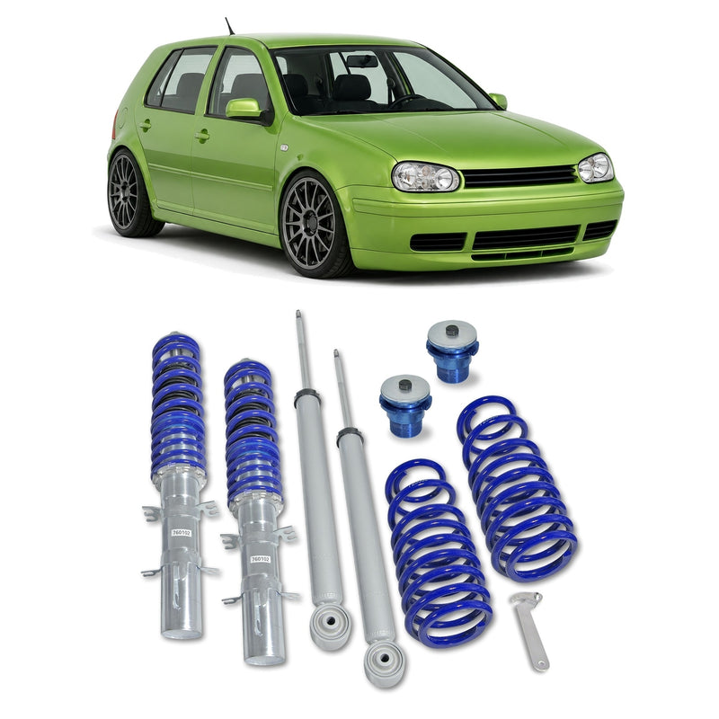 JOM Blueline Gevindundervogn VW Golf 4 / Bora – billede 4