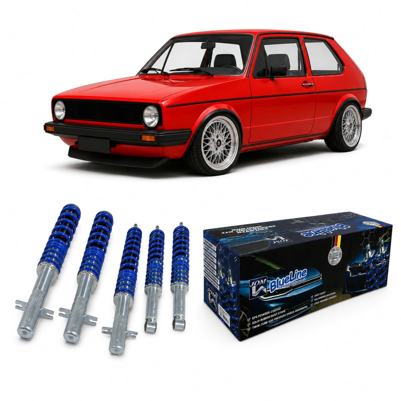 JOM Blueline Gevindundervogn VW Golf 1 Cabriolet – billede 1